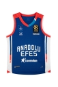 Anadolu Efes Gold Arma Nakışlı 22/23 Sezon Mavi Çocuk Forma | 0999 - 1