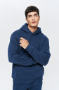 Erkek Carbon 3 İplik Şardonlu Fleece Yumuşak Fırçalı Kapişonlu Oversize Sweatshirt | 9799 - 9