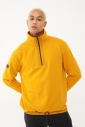 Erkek Koyu Sarı Yarım Fermuarlı Dik Yaka Sweatshirt Takım 1626 - 10