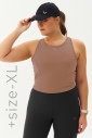 Kadın Toprak Bisiklet Yaka Toparlayıcı Destekli Spor ve Günlük Destekli Crop Top Body Bra | 9209 - 4