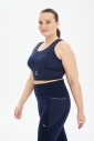 Kadın Lacivert Fitness-Antrenman Spor Fashion Crop Top Toparlayıcı Bra Sporcu Sütyeni Büstiyer | 0604 - 12