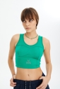 Kadın Yeşil Fitness-Antrenman Spor Fashion Crop Top Toparlayıcı Bra Sporcu Sütyeni Büstiyer | 0604 - 1