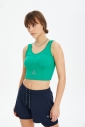 Kadın Yeşil Fitness-Antrenman Spor Fashion Crop Top Toparlayıcı Bra Sporcu Sütyeni Büstiyer | 0604 - 10