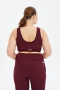 Kadın Bordo Fitness-Antrenman Spor Fashion Crop Top Toparlayıcı Bra Sporcu Sütyeni Büstiyer | 0604 - 13