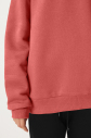 Peak Kadın Rouge Oversize Fermuarlı Yaka Sweatshirt | 7012 - 2